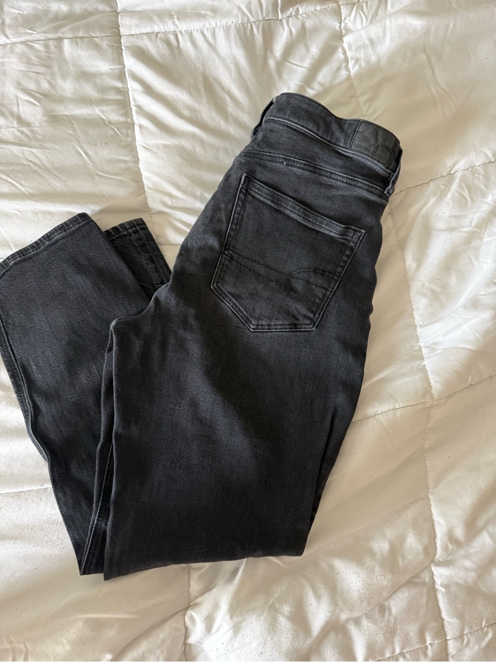 American Eagle Outfitters Women's Charcoal Black Skinny Jeans